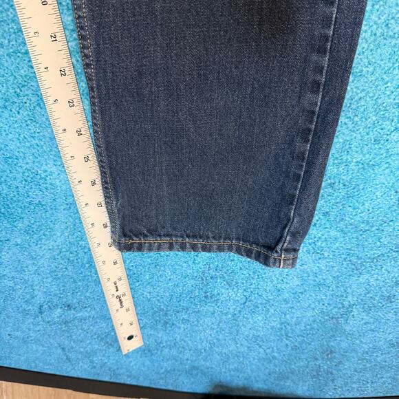 Levis 514 Jeans W30 L30 Mens Dark Blue Straight Fit Vintage Denim Fits 30x29 - Picture 5 of 14